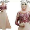 Gamis Muslim Cantik Model Terbaru “Aluna Set”