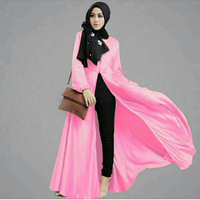  Hijab / Baju Setelan Hijab Long Cardigan Cantik Model Terbaru  Murah