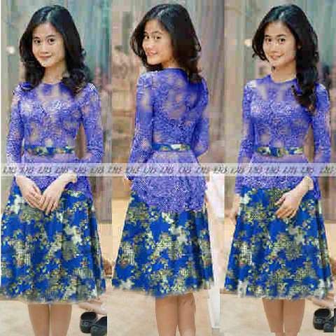  Baju  Mini Dress  Pendek  Kebaya Batik  Modern Terbaru Murah 