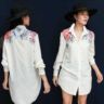 Baju Hem Wanita Warna Putih Model Terbaru & Cantik