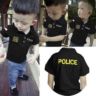 Baju Kaos Anak Laki-laki "Turn Back Crime" Keren Model Terbaru