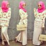 Baju Muslim Wanita Dewasa Setelan Hijab 3 in 1 Modern