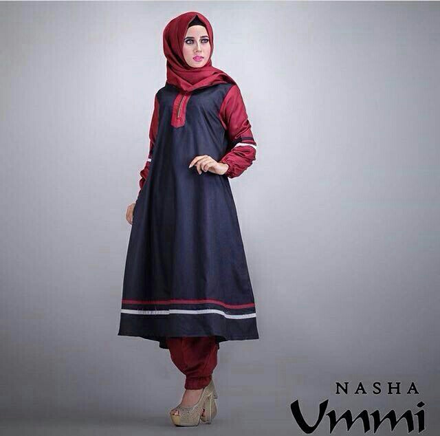 Baju Setelan Muslim Hijab  Celana  Wanita  Modern Terbaru 