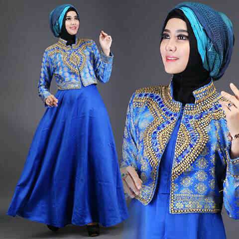 Model Gamis Terbaru Baju Setelan Muslim Wanita Modern 