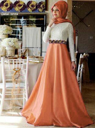 Model Baju Hijab Gamis Brukat Terbaru Desain Cantik & Modern | RYN Fashion