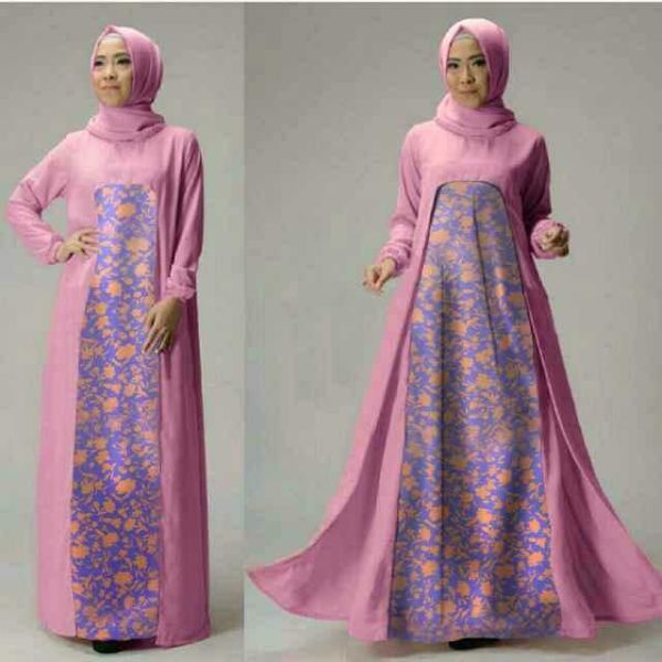  Model Baju Setelan  Gamis Muslim Wanita Terbaru dan Modern 