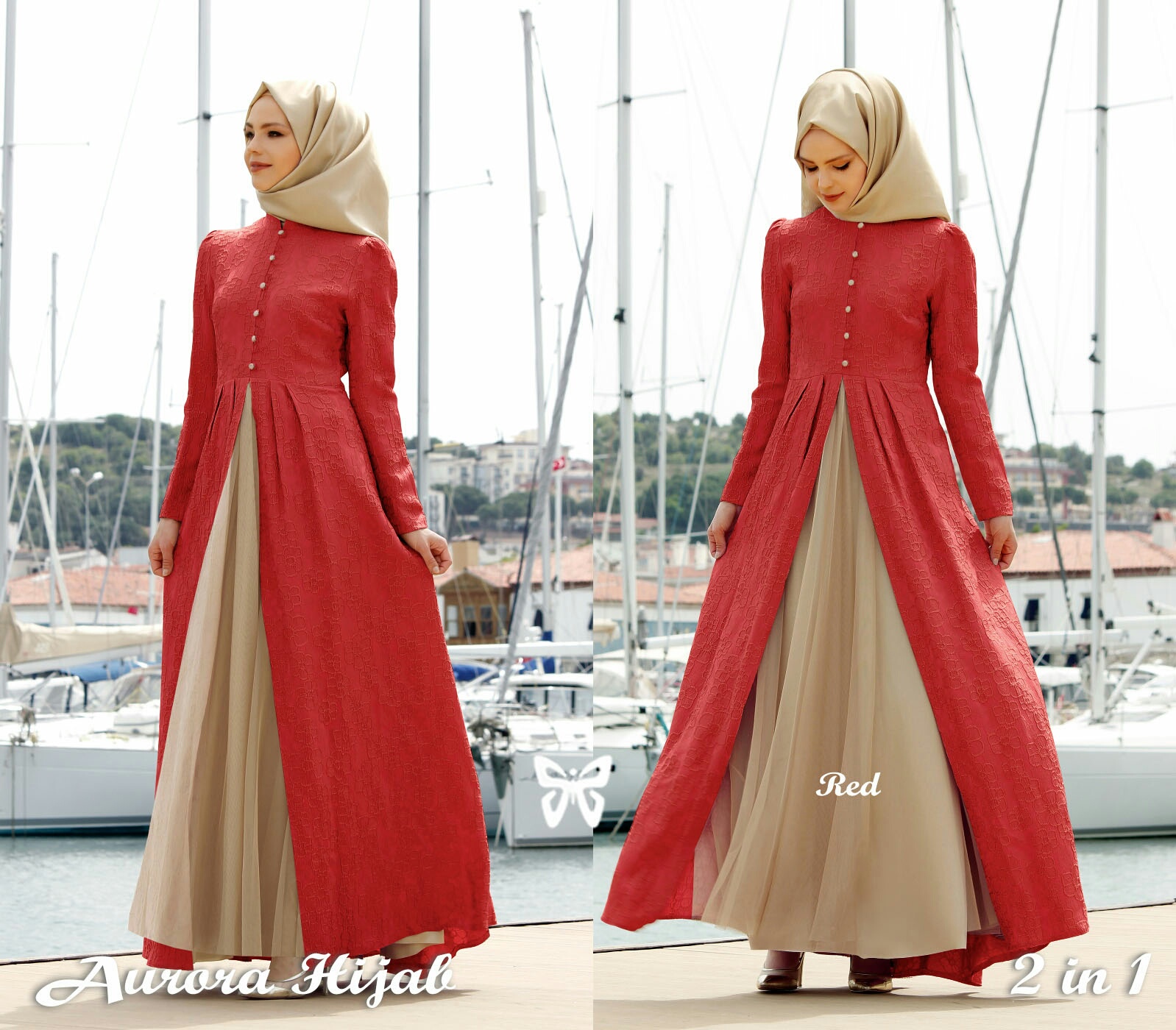 model gamis baju muslim fashion hijab terbaru setelan