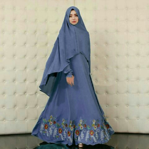 Model Gamis Syari Modern Terbaru  Fashion  Hijab  Cewek 