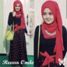 Model Gamis Terbaru Baju Setelan Hijab Modis Motif Polkadot