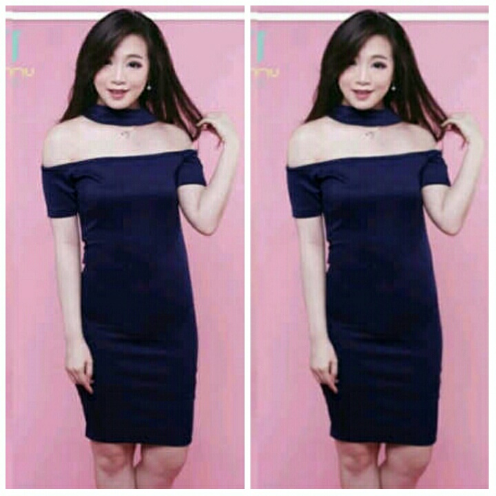  Baju  Mini Dress Pendek  Dewasa Cantik Model  Sabrina  Terbaru 
