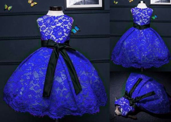 Model Terbaru Baju Dress Pendek Brukat Anak Perempuan