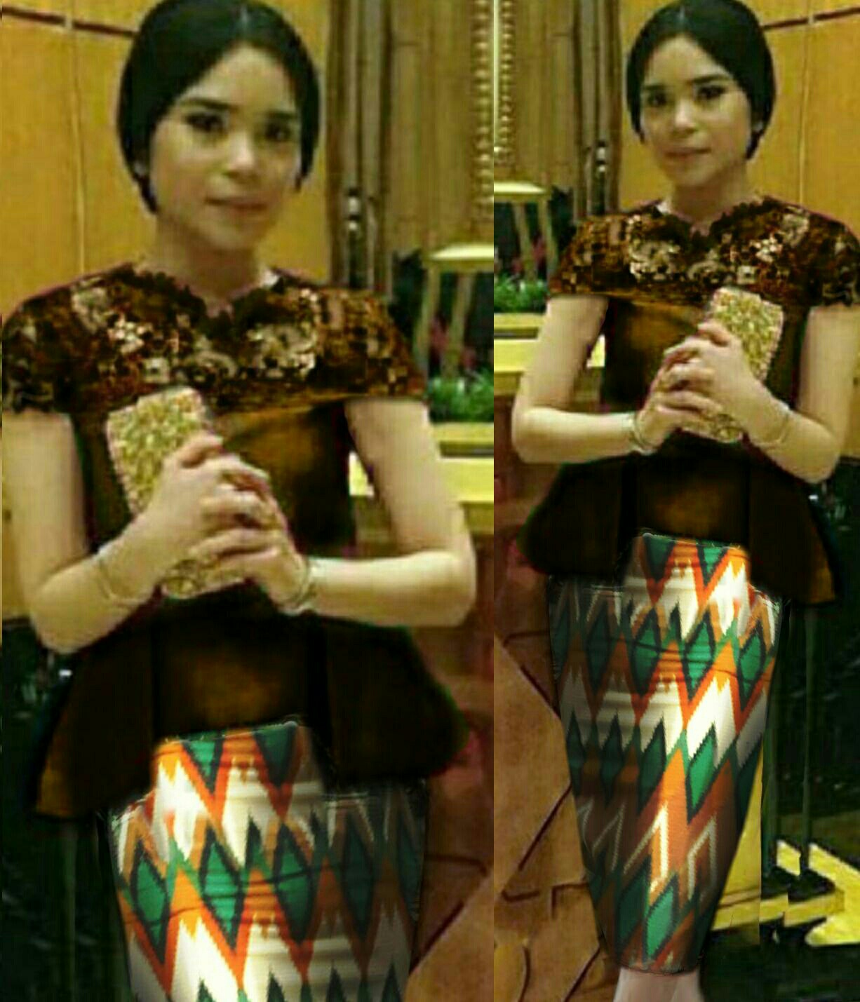  Model Rok Batik Panjang untuk orang Pendek 51 Inspirasi Modis Model Baju Dan Rok Batik Pendek