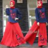 Setelan Hijab Modis 3 in 1 Baju dan Celana Kulot Model Terbaru