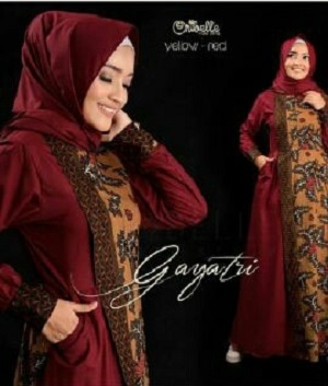  Model  Baju  Setelan Long Dress Muslim Gamis Batik  Modern 