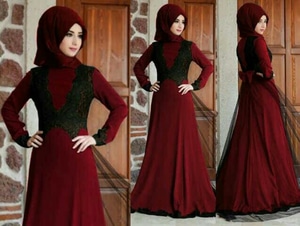  Model  Baju  Long  Dress  Muslim Gamis Setelan Hijab Modern 