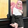 Baju Atasan Wanita Blouse Hijab Lengan Panjang Modis Masa Kini