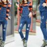 Baju Jumpsuit Celana Kodok Panjang Wanita Bahan Jeans Model Terbaru
