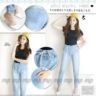 Model Celana Panjang Jogger Wanita Bahan Jeans Wash Modern Terbaru