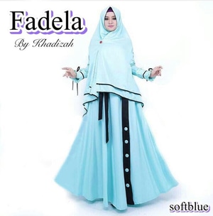 Model Baju Gamis Syari Pakaian Muslimah Wanita Modern 