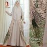 Model Baju Gamis Syari Setelan Hijab Brukat Bordir Modis Modern Terbaru
