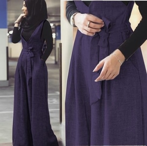 Setelan Baju  Jumpsuit  Hijab  3 in 1 Modis Modern Desain 