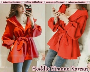  Jaket  Hoodie  Wanita Desain  Model Kimono Terbaru Modern 