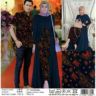Setelan Baju Long Tunik dan Kemeja Couple Muslim Motif Batik Modern Model Terbaru
