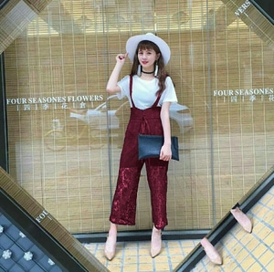 Setelan Baju Jumpsuit Brukat Modern Cantik Model Terbaru dan Murah ala Korea