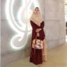 Baju Gamis Syari Setelan Pakaian Muslimah Modern