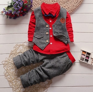 Setelan Baju Rompi dan Celana  Panjang  Anak  Cowok  Modern 