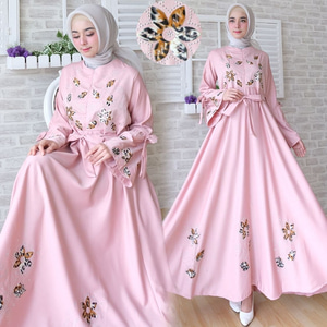 baju gamis maxy long dress muslim model terbaru | ryn fashion