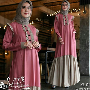  Model  Baju  Gamis Terbaru  Long Dress  Hijab  Modern RYN Fashion