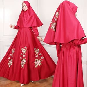 77 Warna Jilbab Baju Merah Maroon 