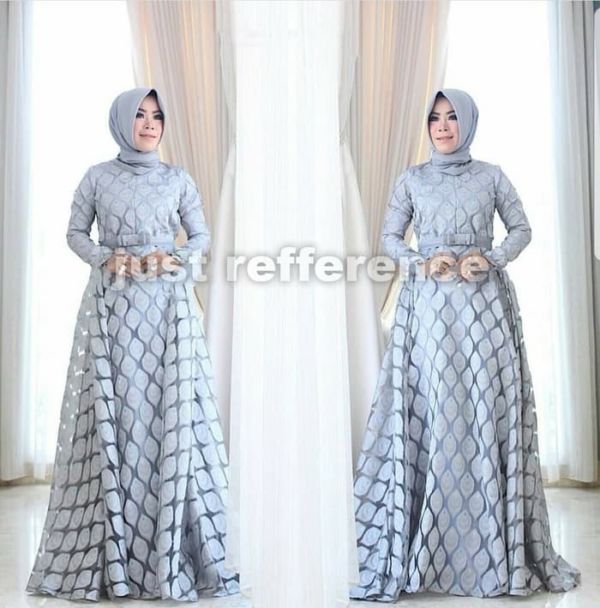 Model Baju Gamis Long Dress Hijab Pesta Terbaru