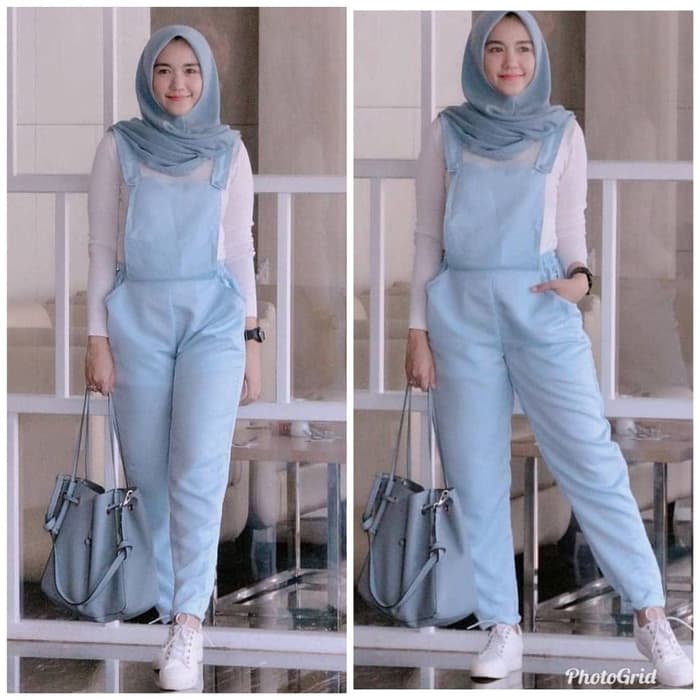 Setelan Baju Jumpsuit Panjang Hijab Remaja Modern RYN 