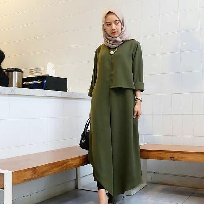 Model Baju  Atasan Wanita  Blouse Hijab  Tunik Modis RYN 