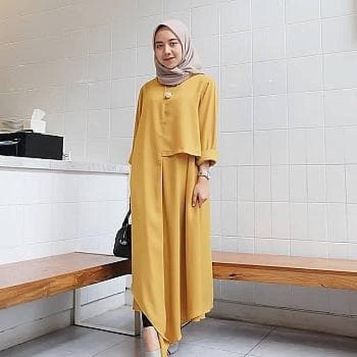  Model  Baju  Atasan Wanita Blouse Hijab  Tunik  Modis RYN 