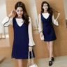 Baju Mini Dress Overall Pendek Cantik Model Terbaru