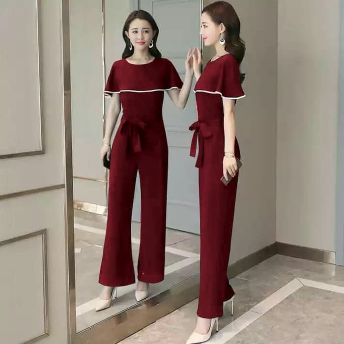  Model  Baju  Jumpsuit Panjang Cantik Ala Korea  RYN Fashion