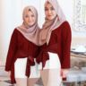 Model Baju Atasan Wanita Lengan Panjang Muslim