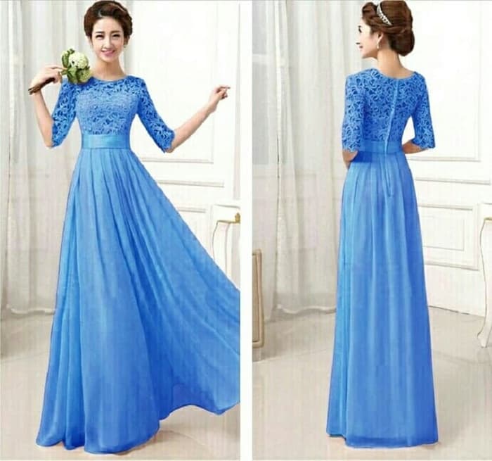 Baju Long Dress Gaun Cantik  Dewasa Model Terbaru RYN Fashion