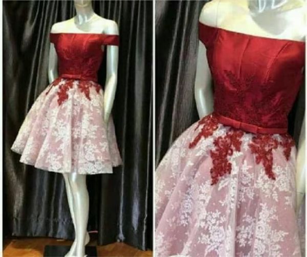 Model Baju Dress Pendek Gaun Sabrina Pesta Terbaru