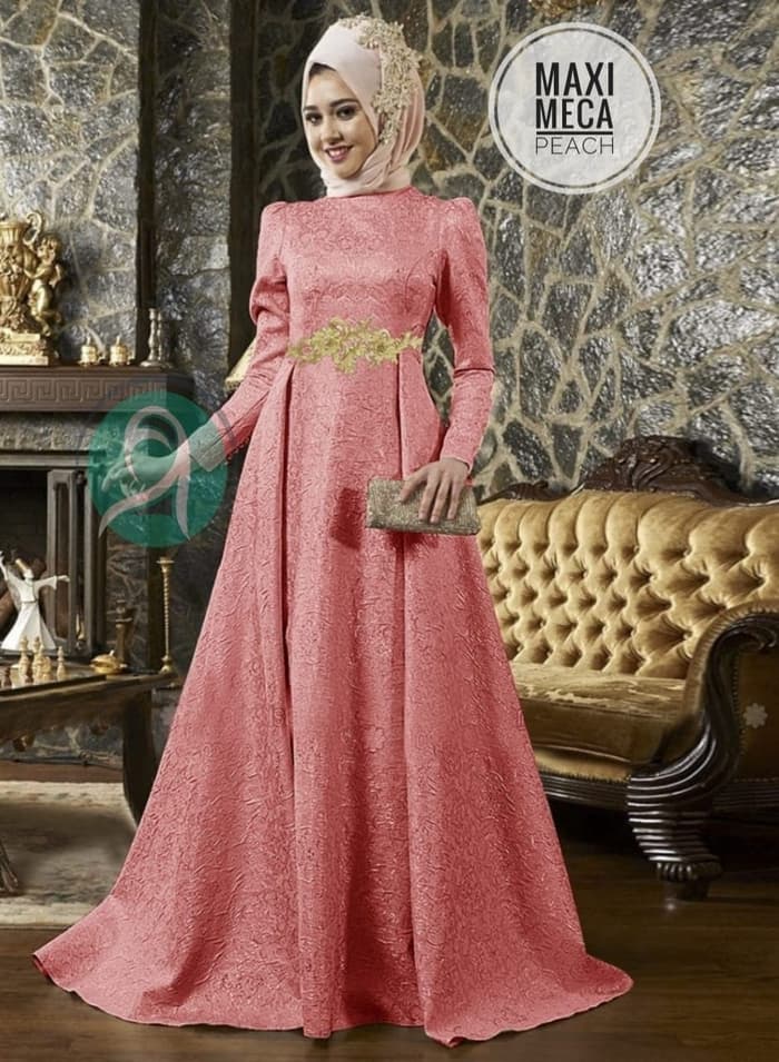 Model Baju  Gamis Pesta  Long Dress Muslim Modern RYN Fashion