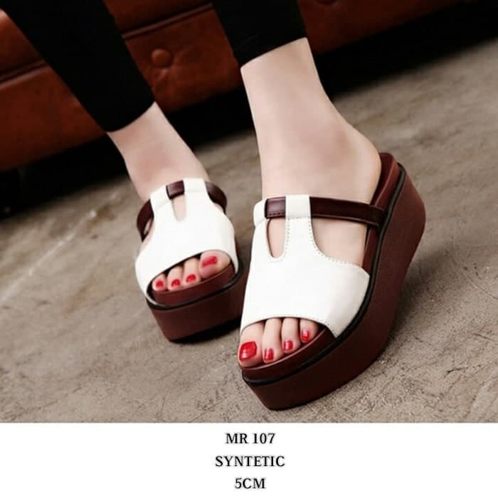  Sandal  Wedges  Selop Tinggi Cantik Model Terbaru  RYN Fashion