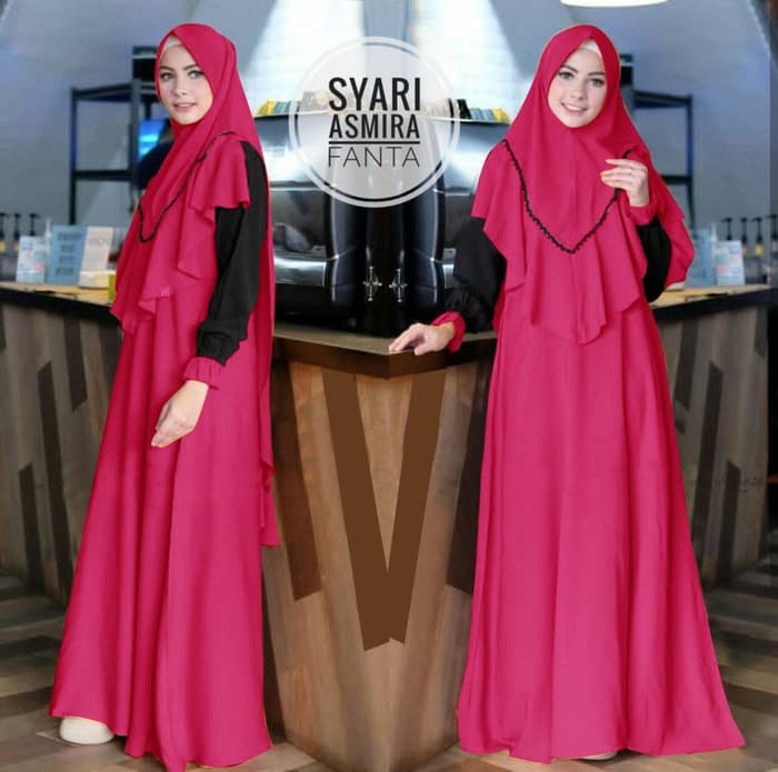 Model Setelan  Baju  Gamis Syari Terbaru Modern  RYN Fashion