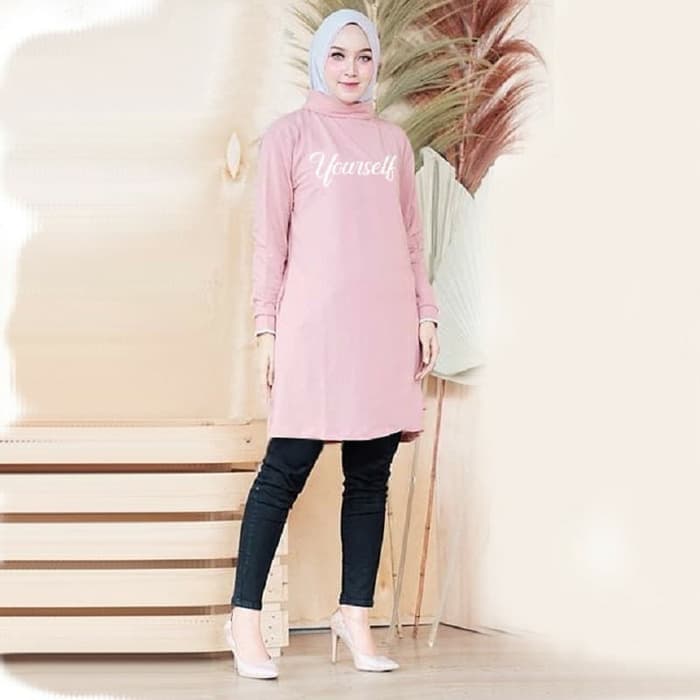 Model Baju Atasan Wanita Tunik Hijab Terbaru | RYN Fashion