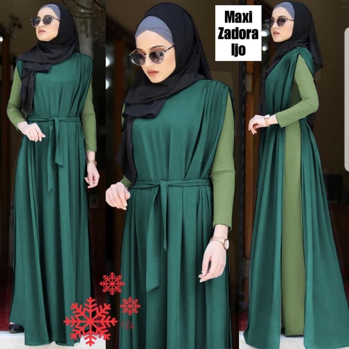  Model  Baju  Gamis Long Dress  Muslim Terbaru  RYN Fashion
