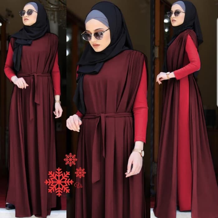 Model Baju  Gamis  Long Dress Muslim  Terbaru RYN Fashion