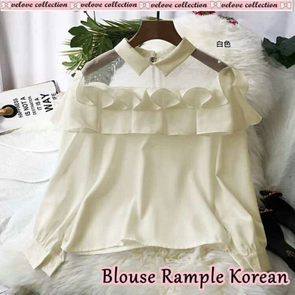 Baju Atasan Blouse Wanita Model Korean Terbaru