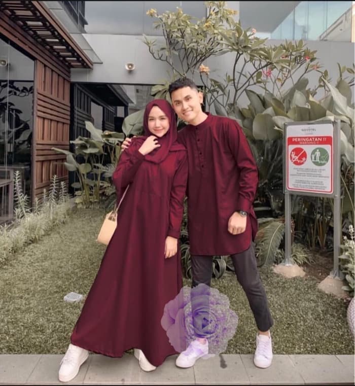  Baju Couple  Gamis dan Koko Lengan Panjang Modern RYN Fashion